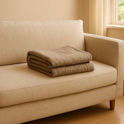 Everglades Linen Throw Blanket